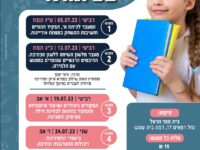 סדנת מוכנות לכיתה א' - 4 מפגשים