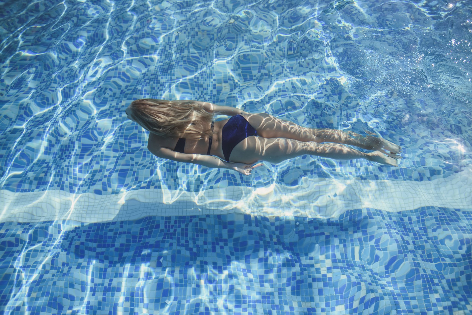 Girl at the pool